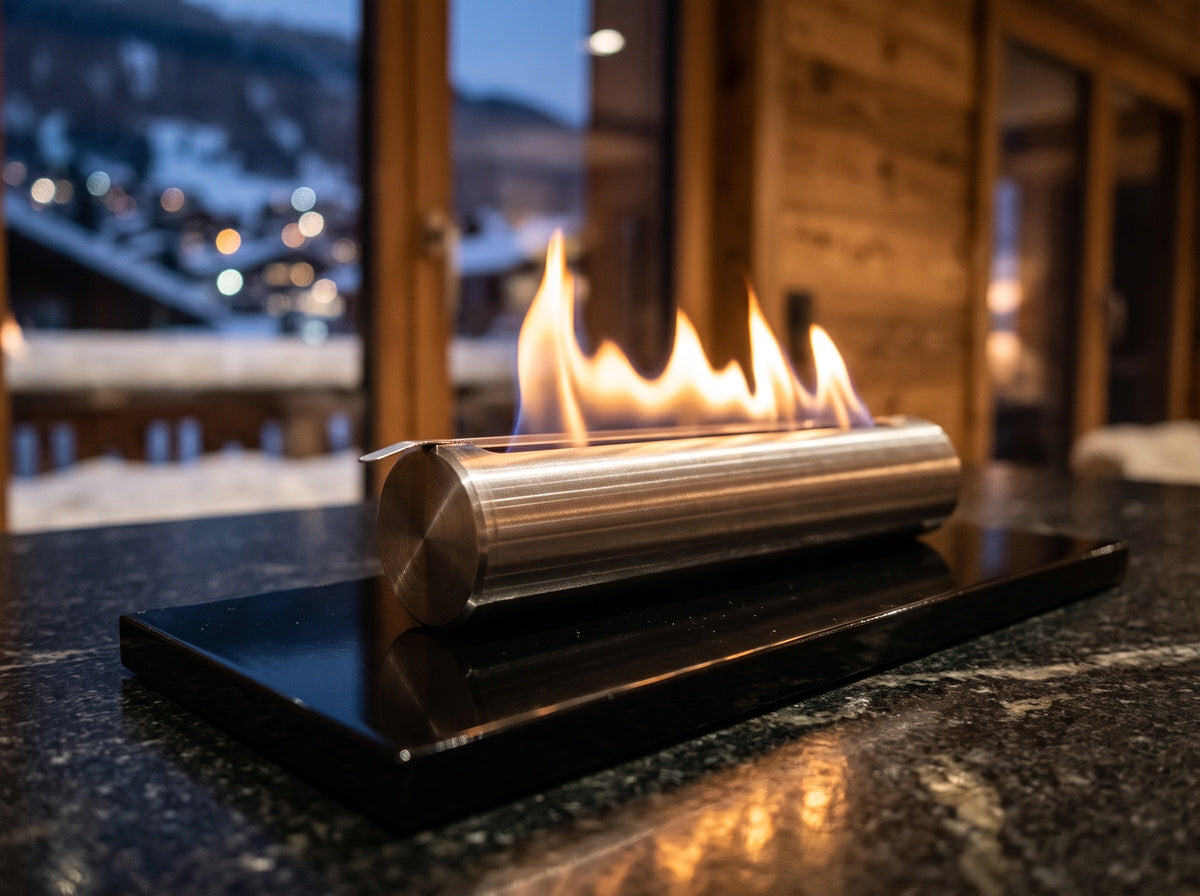 LUMINA Stainless – Tabletop bioethanol fireplace