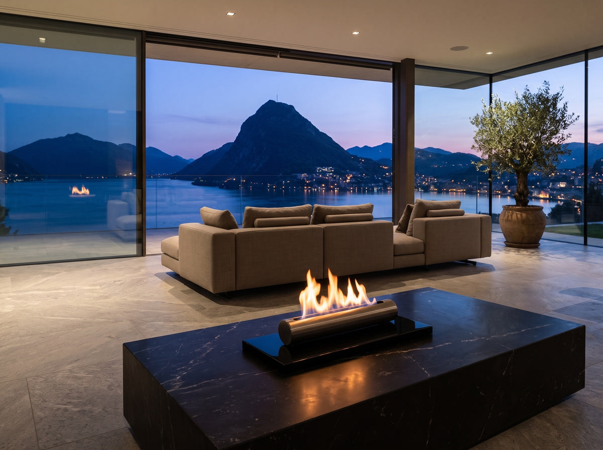 LUMINA Stainless – Tabletop bioethanol fireplace
