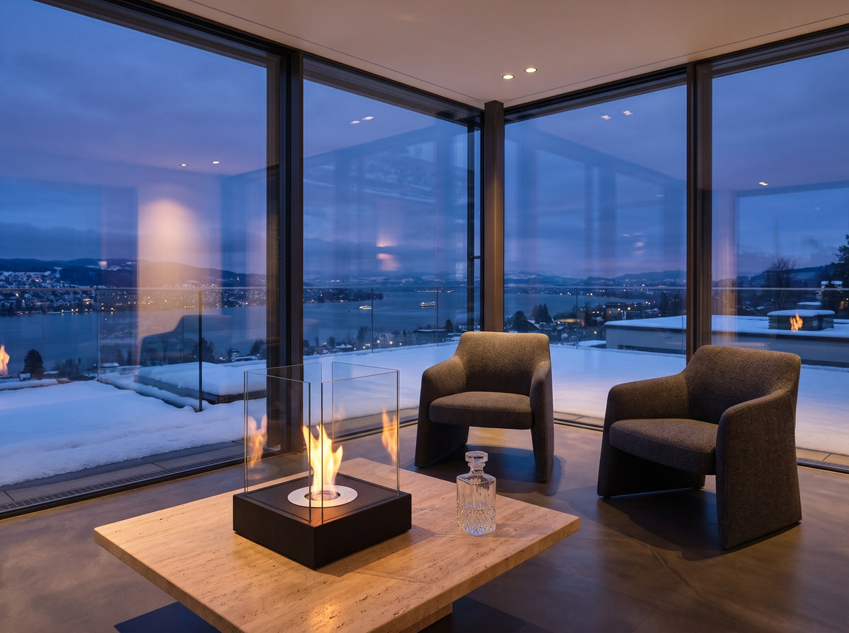 LUMINA Sunset Garden Mini – Tabletop bioethanol fireplace