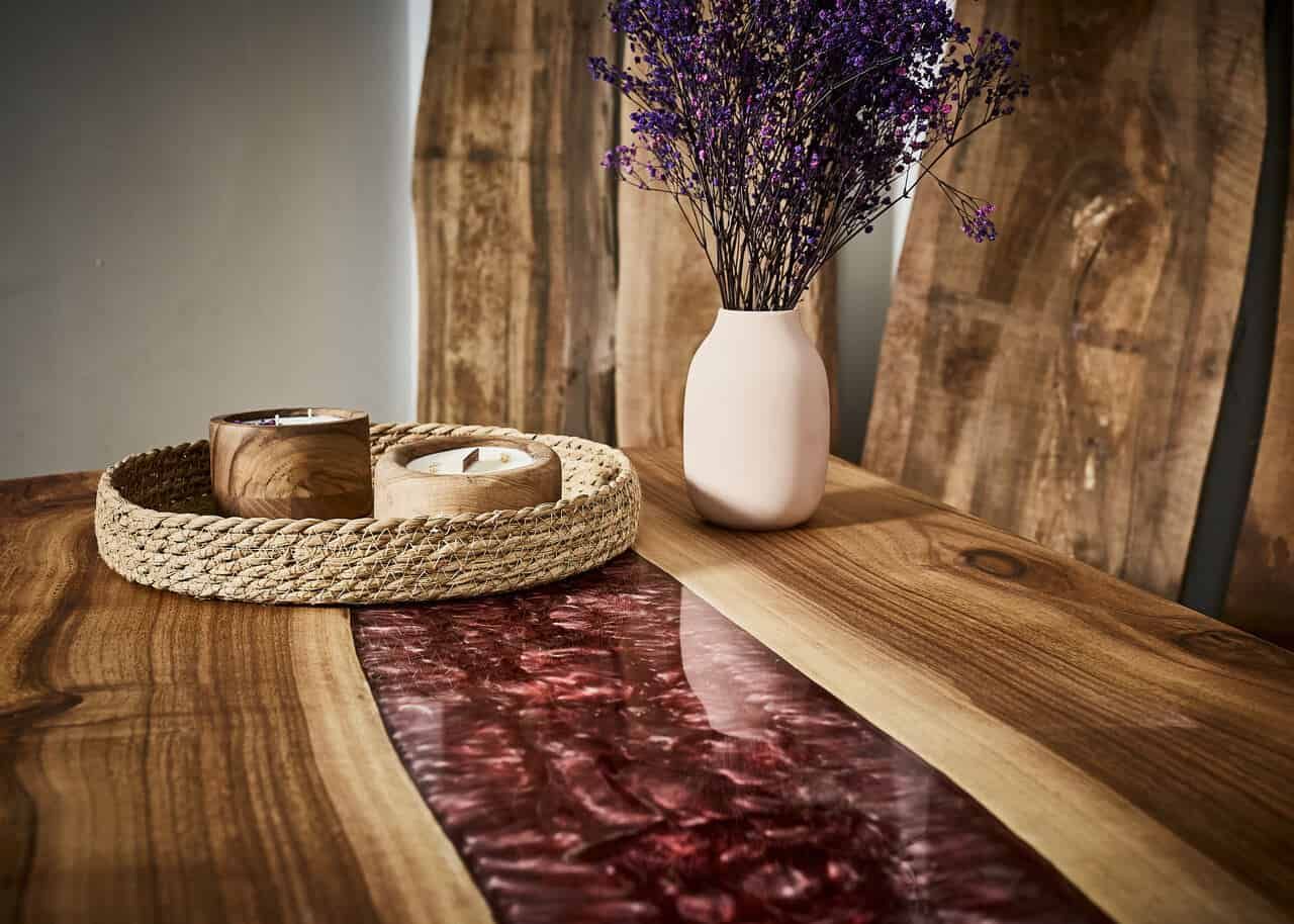 LUMINA Koral – Epoxidharz Bank Exklusivkollektion – Ansicht 5 | IgnisLumina