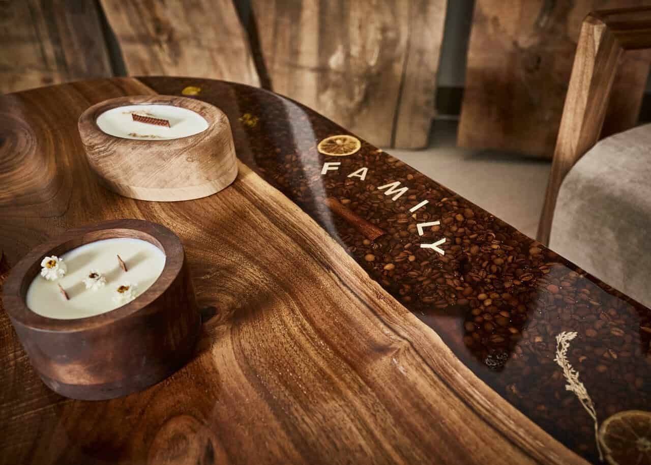 LUMINA Aroma – Epoxidharz Bank Exklusivkollektion – Ansicht 9 | IgnisLumina