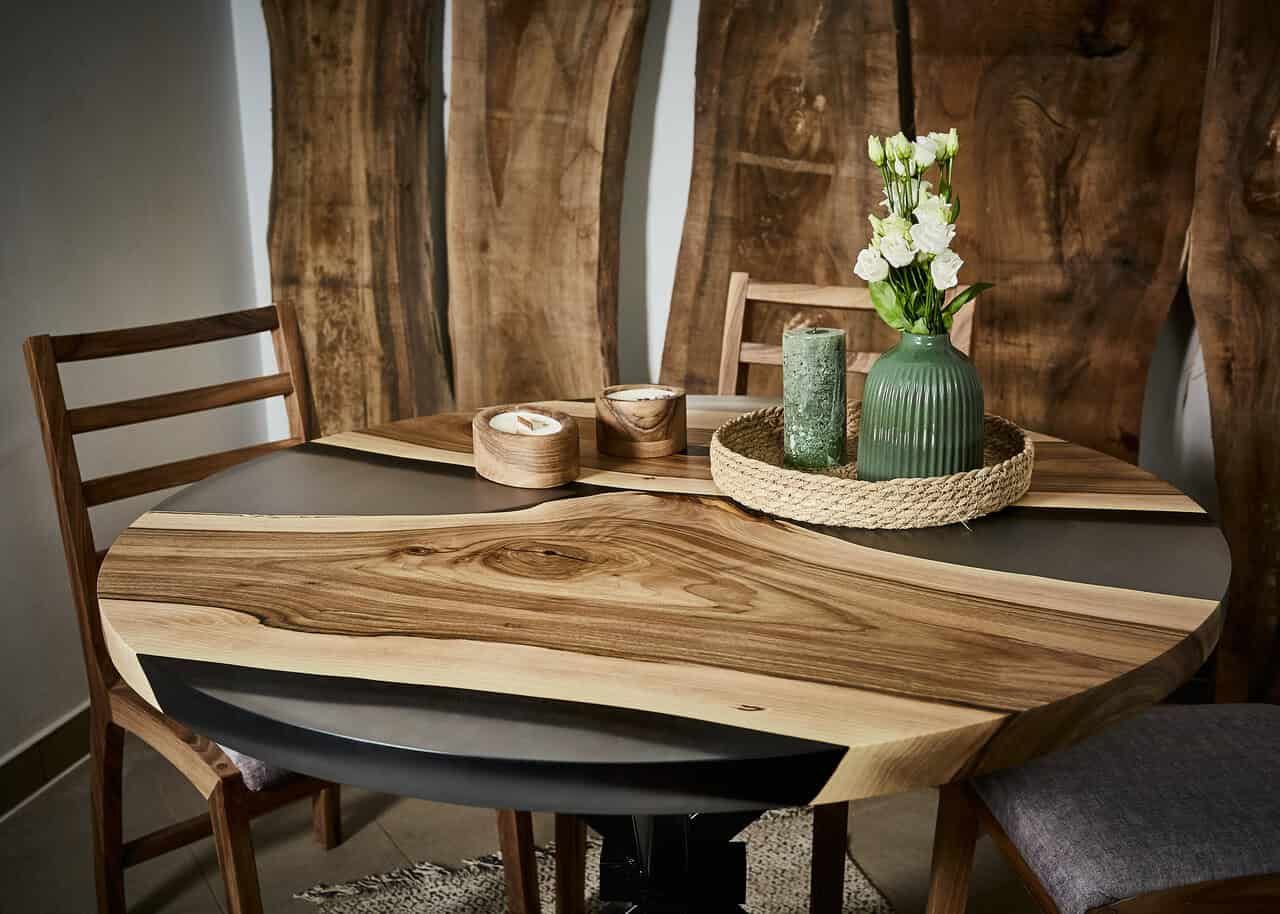 LUMINA Luna – Epoxidharz Esstisch Exklusivkollektion – Ansicht 4 | IgnisLumina