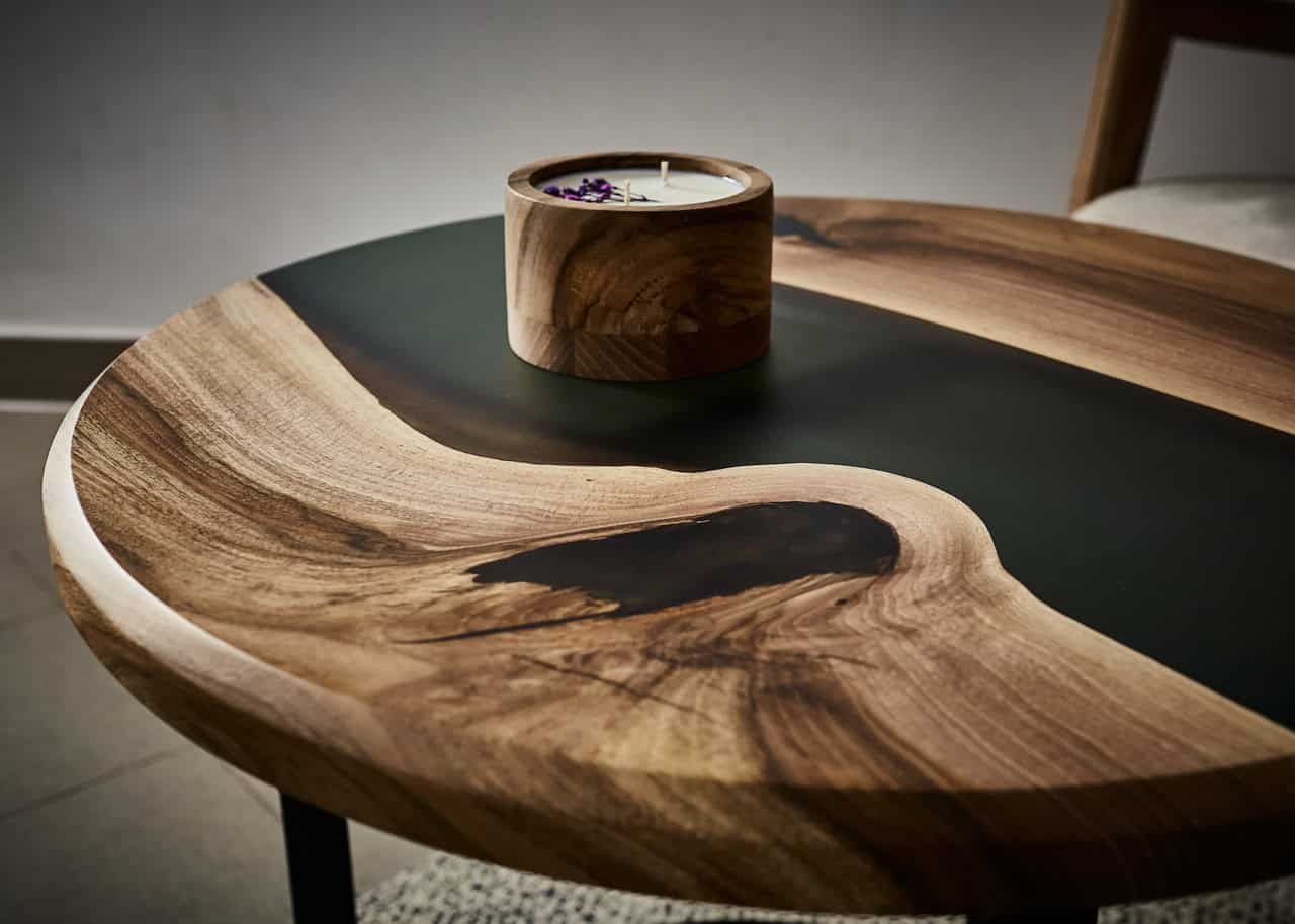 LUMINA Forrest – Epoxidharz Couchtisch Exklusivkollektion – Ansicht 8 | IgnisLumina