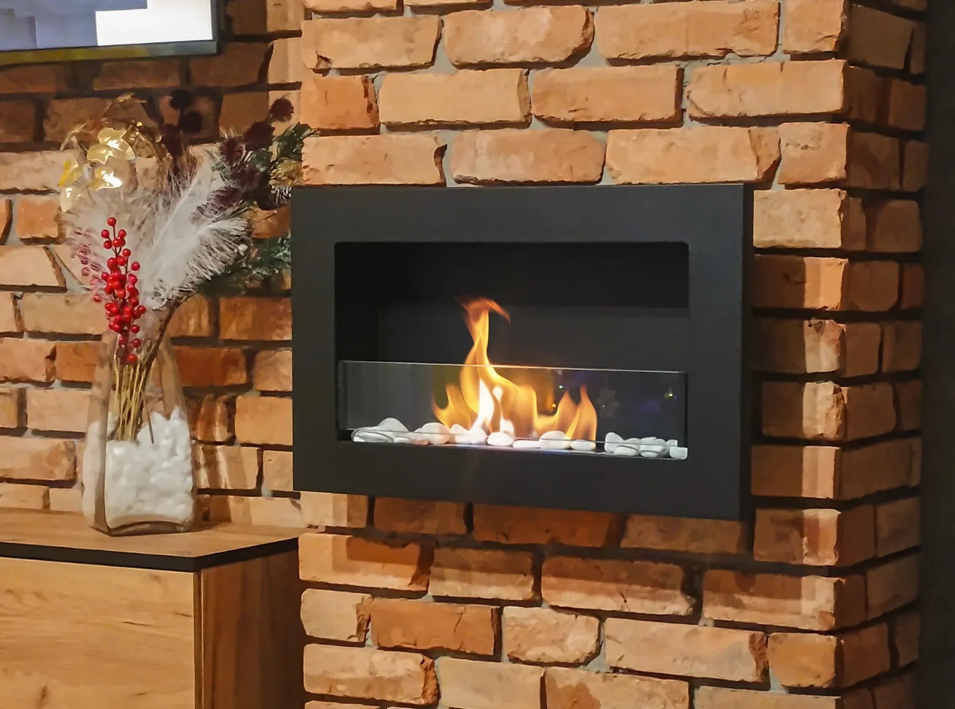 LUMINA Flammen 650 Slim – Haengender Bioethanol-Kamin Exklusivkollektion – Ansicht 4