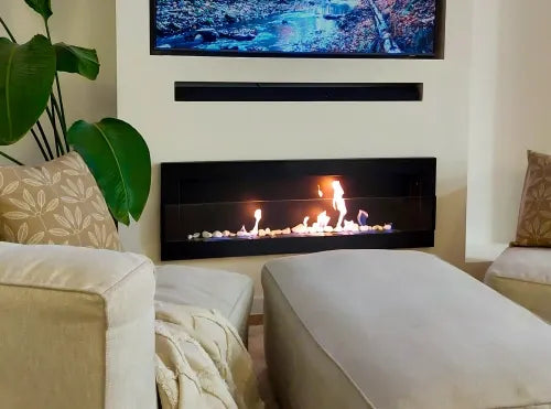LUMINA Flammen 1200 Glas – Haengender Bioethanol-Kamin mit Glasscheibe Exklusivkollektion – Ansicht 31
