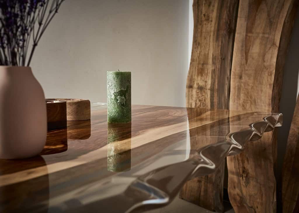 LUMINA Crystal – Epoxidharz Esstisch Exklusivkollektion – Ansicht 10 | IgnisLumina