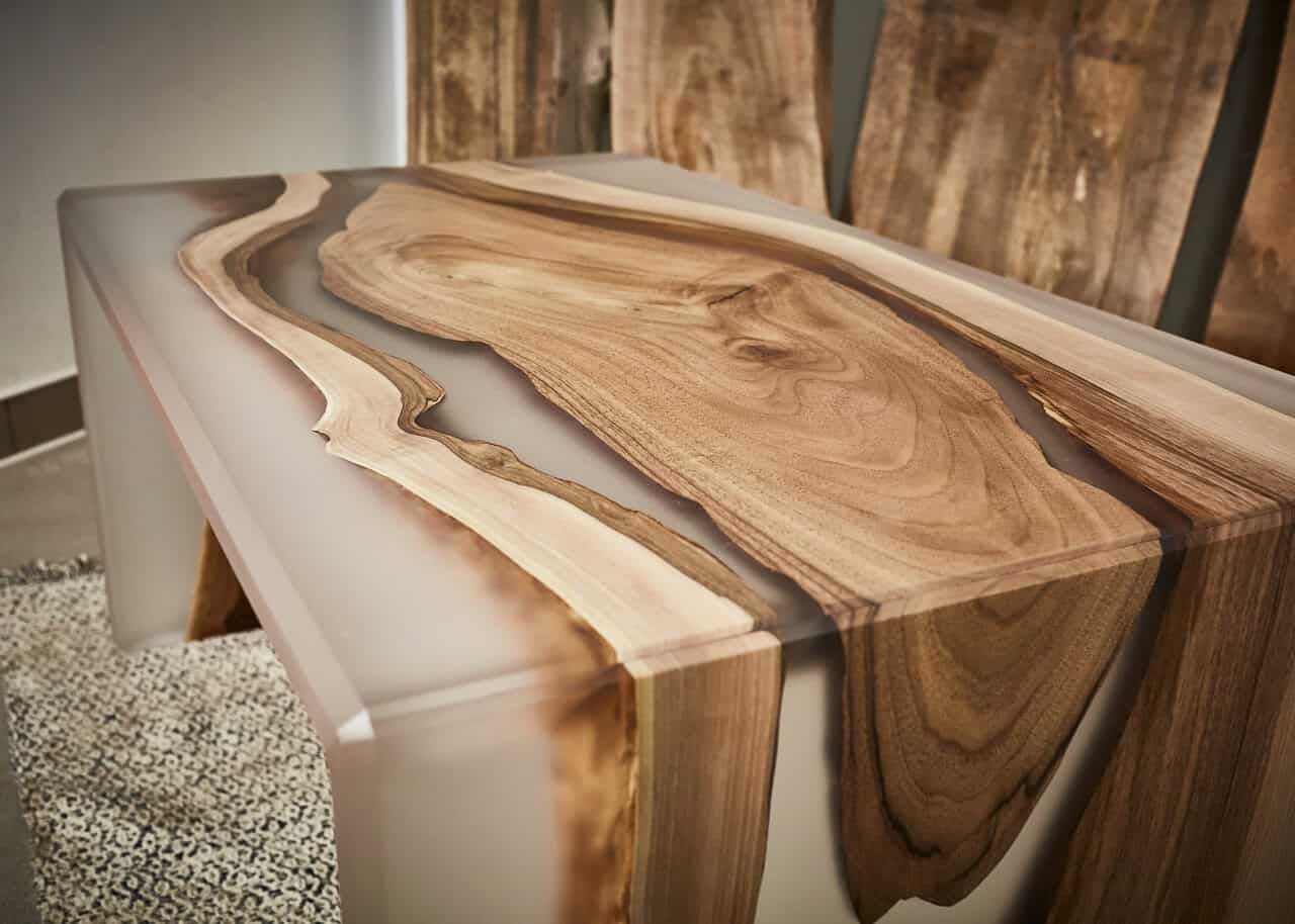 LUMINA Cremeweiß – Epoxidharz Bank Exklusivkollektion – Ansicht 9 | IgnisLumina