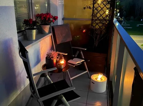 LUMINA Moon Mini – Freistehender Bioethanol-Kamin Exklusivkollektion – Ansicht 7