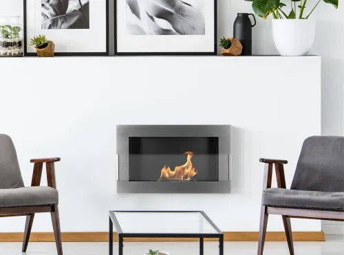 LUMINA Flammen 650 Glas – Haengender Bioethanol-Kamin mit Glasscheibe Exklusivkollektion – Ansicht 3