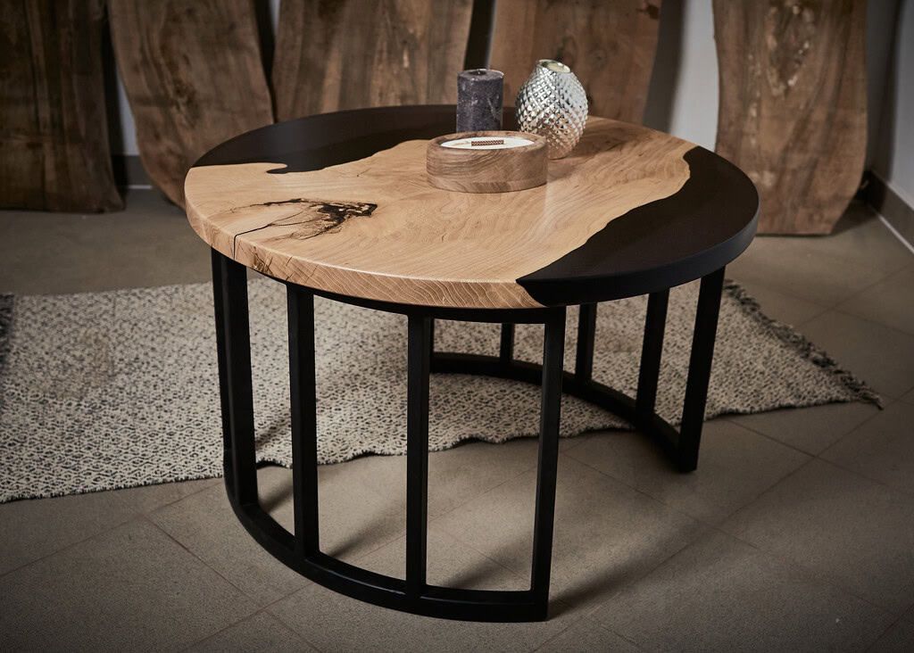 LUMINA Terra – Epoxidharz Couchtisch Exklusivkollektion – Ansicht 5 | IgnisLumina