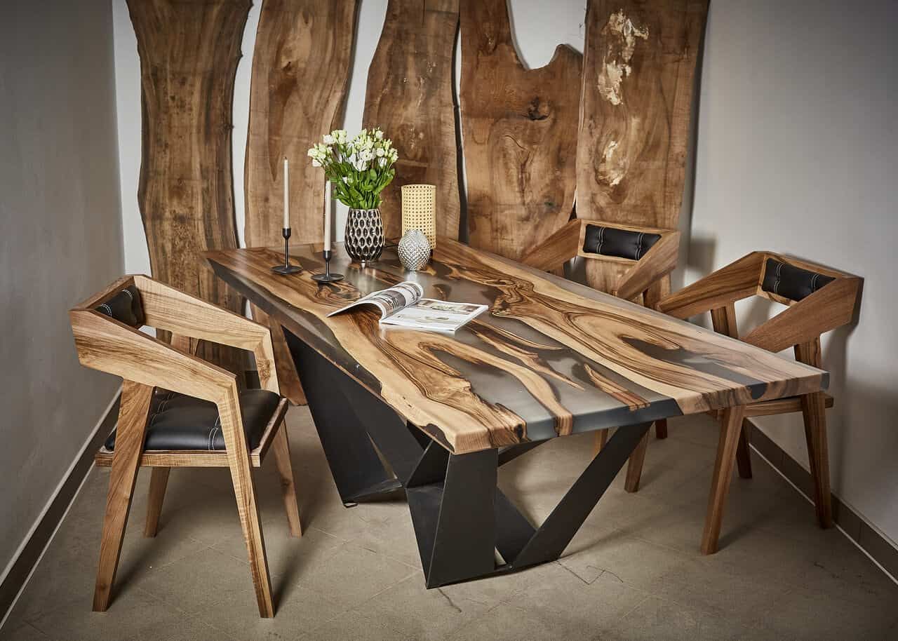 LUMINA Galaktika – Epoxidharz Esstisch Exklusivkollektion | Premium Design Schweiz
