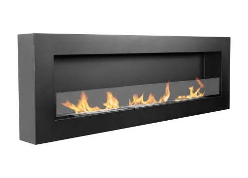LUMINA Flammen 1200 Box – Haengender Bioethanol-Kamin mit Glasscheibe Exklusivkollektion – Ansicht 2