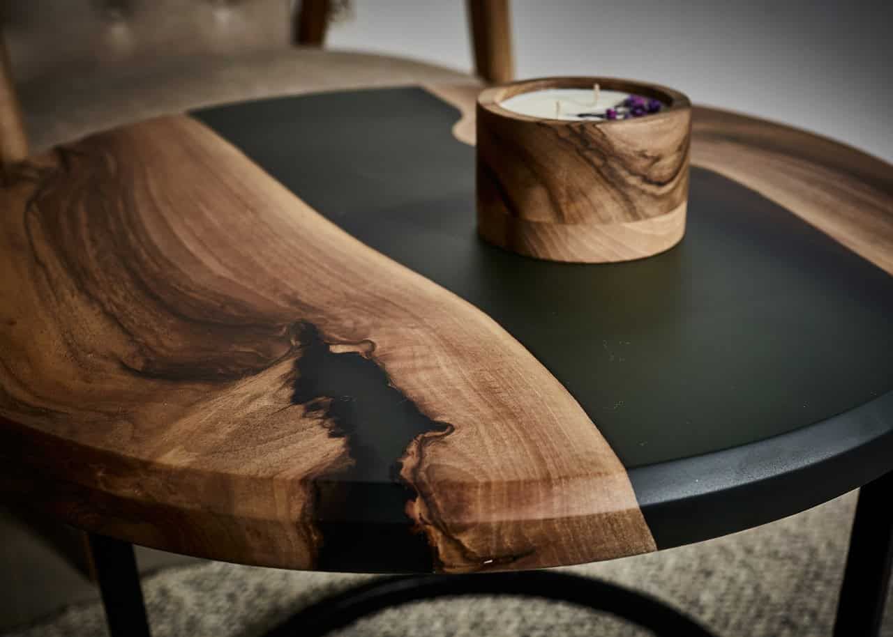 LUMINA Forrest – Epoxidharz Couchtisch Exklusivkollektion – Ansicht 6 | IgnisLumina