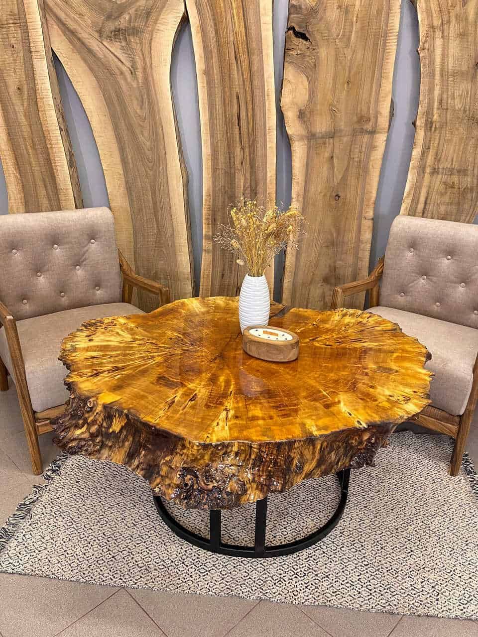 LUMINA Plaster – Epoxidharz Couchtisch Exklusivkollektion – Ansicht 2 | IgnisLumina