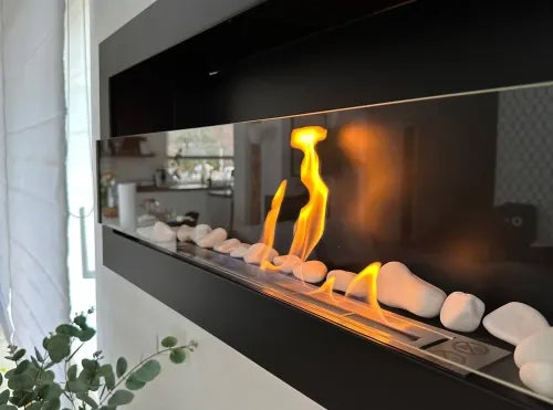 LUMINA Flammen 900 Glas – Haengender Bioethanol-Kamin mit Glasscheibe Exklusivkollektion – Ansicht 10