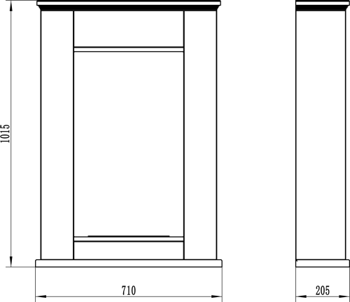LUMINA Pula Mini – Portal-Design Kamin Exklusivkollektion – Ansicht 6