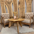 LUMINA Nimbus – Round Solid Walnut Coffee Table
