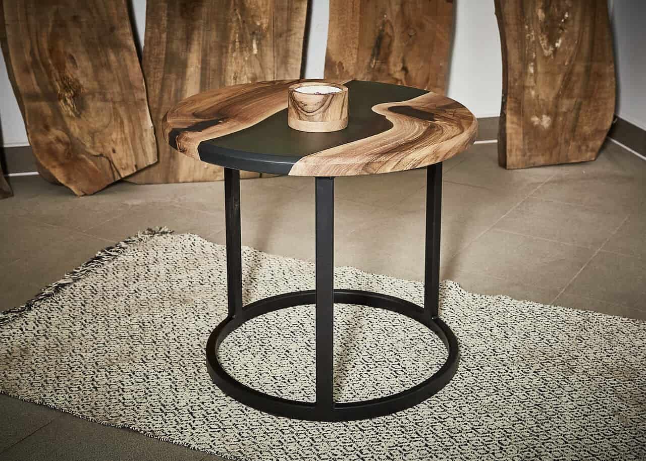 LUMINA Forrest – Epoxidharz Couchtisch Exklusivkollektion – Ansicht 5 | IgnisLumina