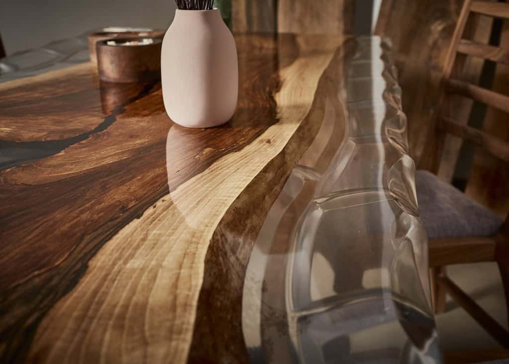LUMINA Crystal – Epoxidharz Esstisch Exklusivkollektion – Ansicht 5 | IgnisLumina
