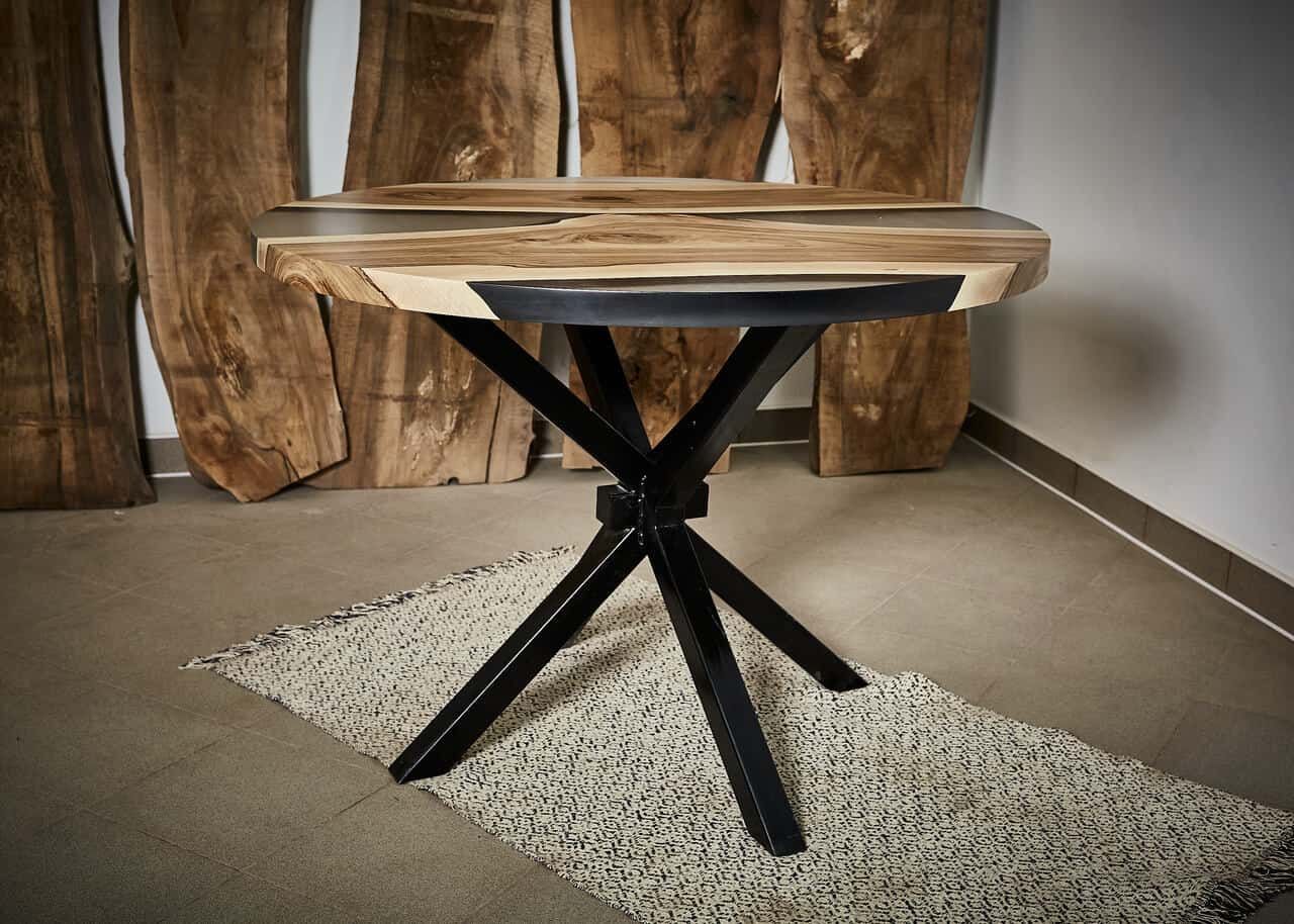 LUMINA Luna – Epoxidharz Esstisch Exklusivkollektion – Ansicht 2 | IgnisLumina