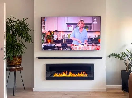 LUMINA Flammen 1200 Glas – Haengender Bioethanol-Kamin mit Glasscheibe Exklusivkollektion – Ansicht 32