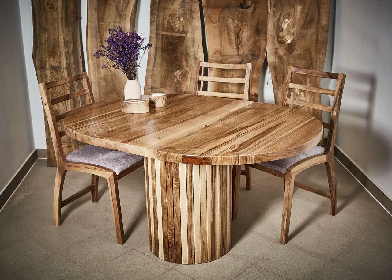 LUMINA Ausziehbarer Massivholztisch Bohemia – Massivholz Tisch Exklusivkollektion – Ansicht 4 | IgnisLumina
