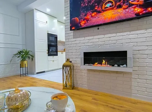 LUMINA Flammen 900 Glas – Haengender Bioethanol-Kamin mit Glasscheibe Exklusivkollektion – Ansicht 23