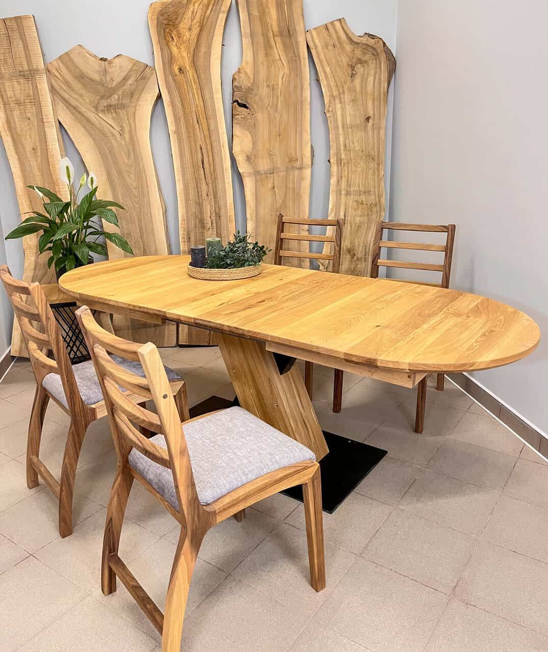 LUMINA Ausziehbarer Massivholztisch Avalon – Massivholz Tisch Exklusivkollektion | Premium Design Schweiz