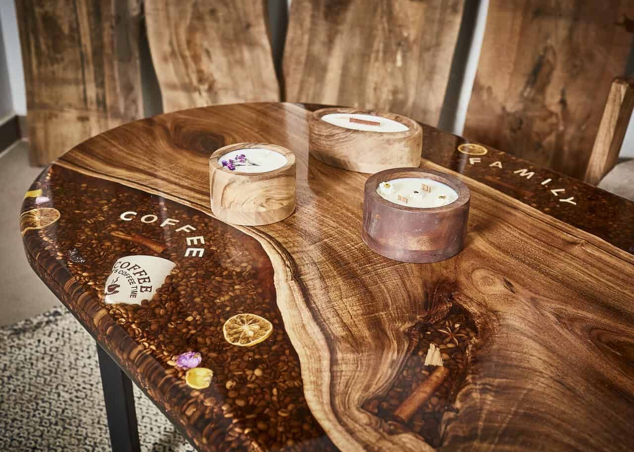 LUMINA Aroma – Epoxidharz Bank Exklusivkollektion – Ansicht 5 | IgnisLumina