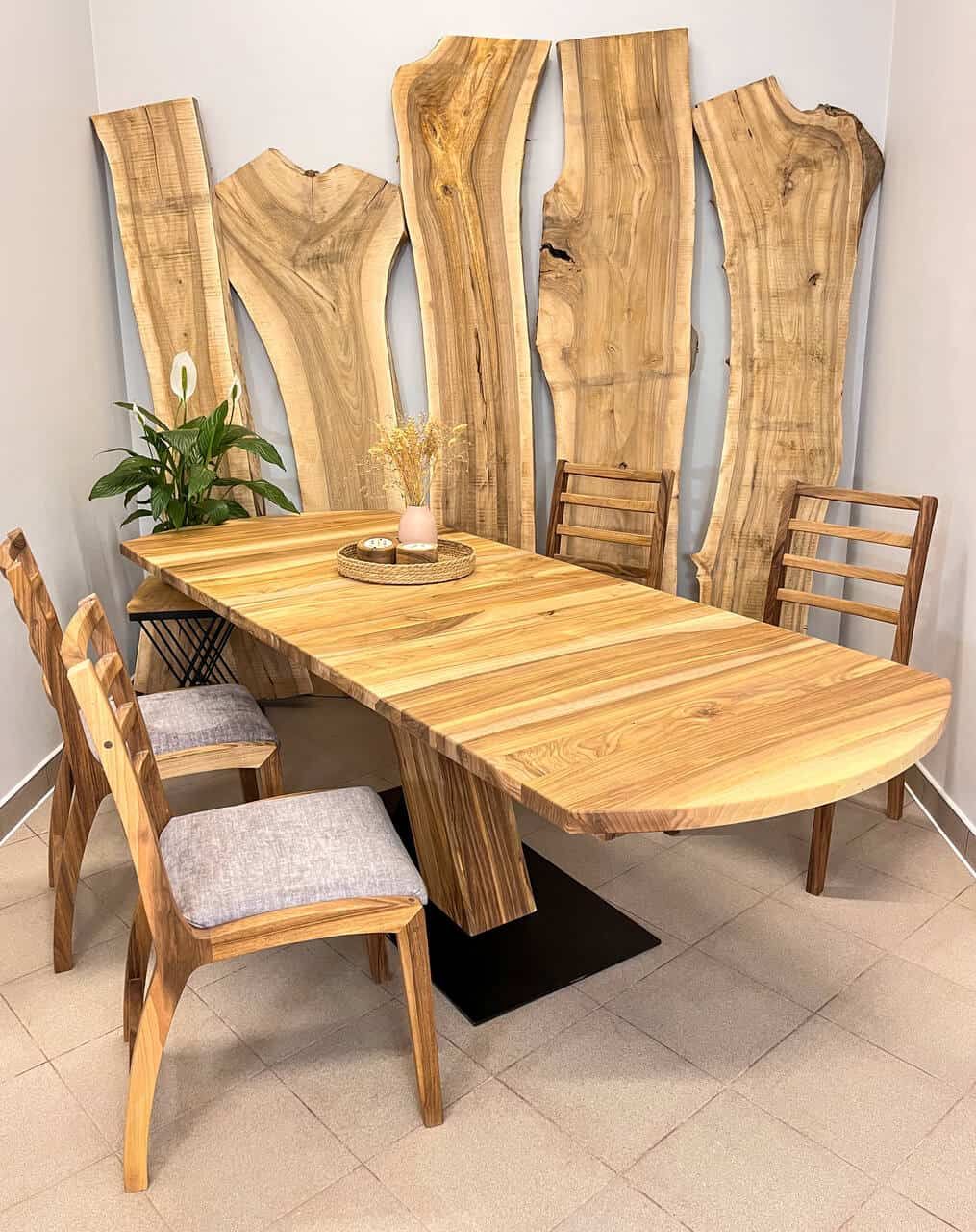LUMINA Ausziehbarer Massivholztisch Atlas – Massivholz Tisch Exklusivkollektion | Premium Design Schweiz