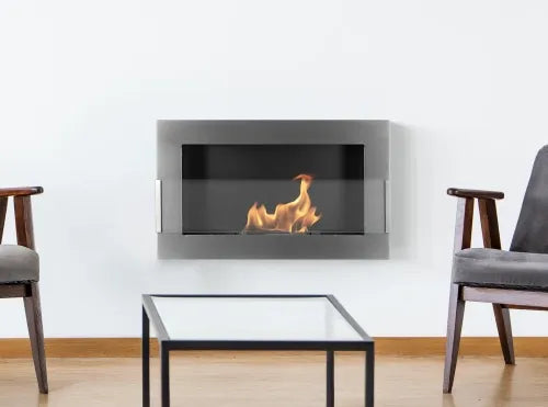 LUMINA Flammen 650 Glas – Haengender Bioethanol-Kamin mit Glasscheibe Exklusivkollektion – Haengender Bioethanol-Kamin mit Glasscheibe