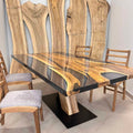 LUMINA Velaris – Walnut & Epoxy Resin Dining Table
