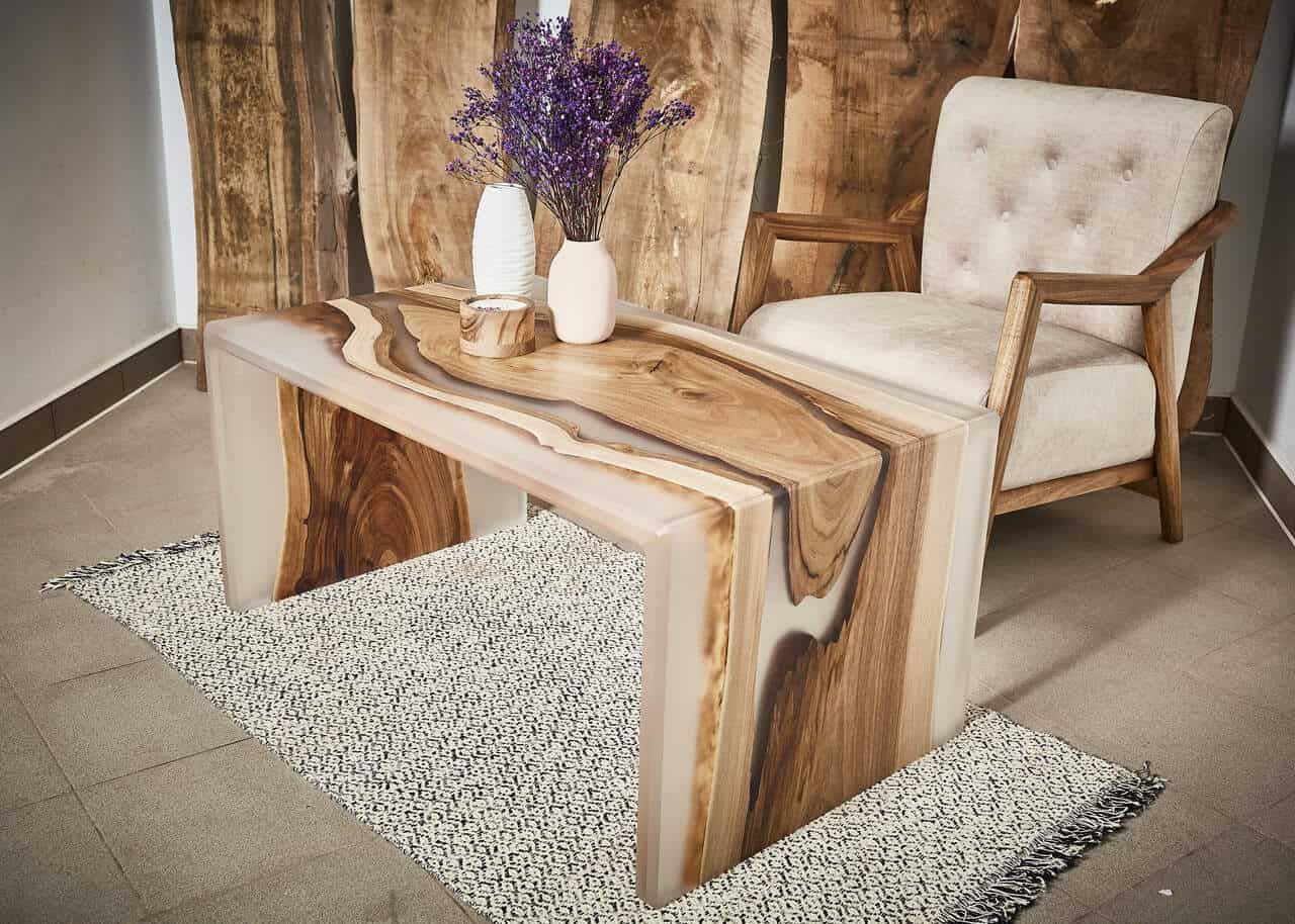 LUMINA Cremeweiß – Epoxidharz Bank Exklusivkollektion | Premium Design Schweiz