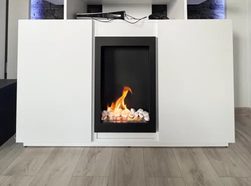 LUMINA Vertical – Haengender Bioethanol-Kamin Exklusivkollektion – Haengender Bioethanol-Kamin