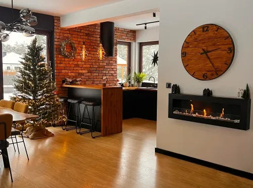 LUMINA Flammen 1200 Box – Haengender Bioethanol-Kamin mit Glasscheibe Exklusivkollektion – Ansicht 4