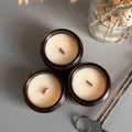 LUMINA Trio – Probierset mit 3 Sojawachskerzen
