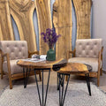 LUMINA Eclipse – Walnut & Epoxy Resin Coffee Table Set