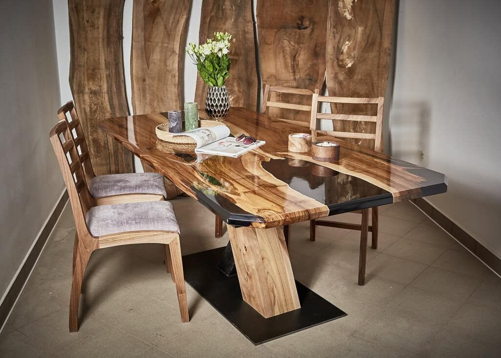 LUMINA Harmonie – Epoxidharz Esstisch Exklusivkollektion – Ansicht 2 | IgnisLumina