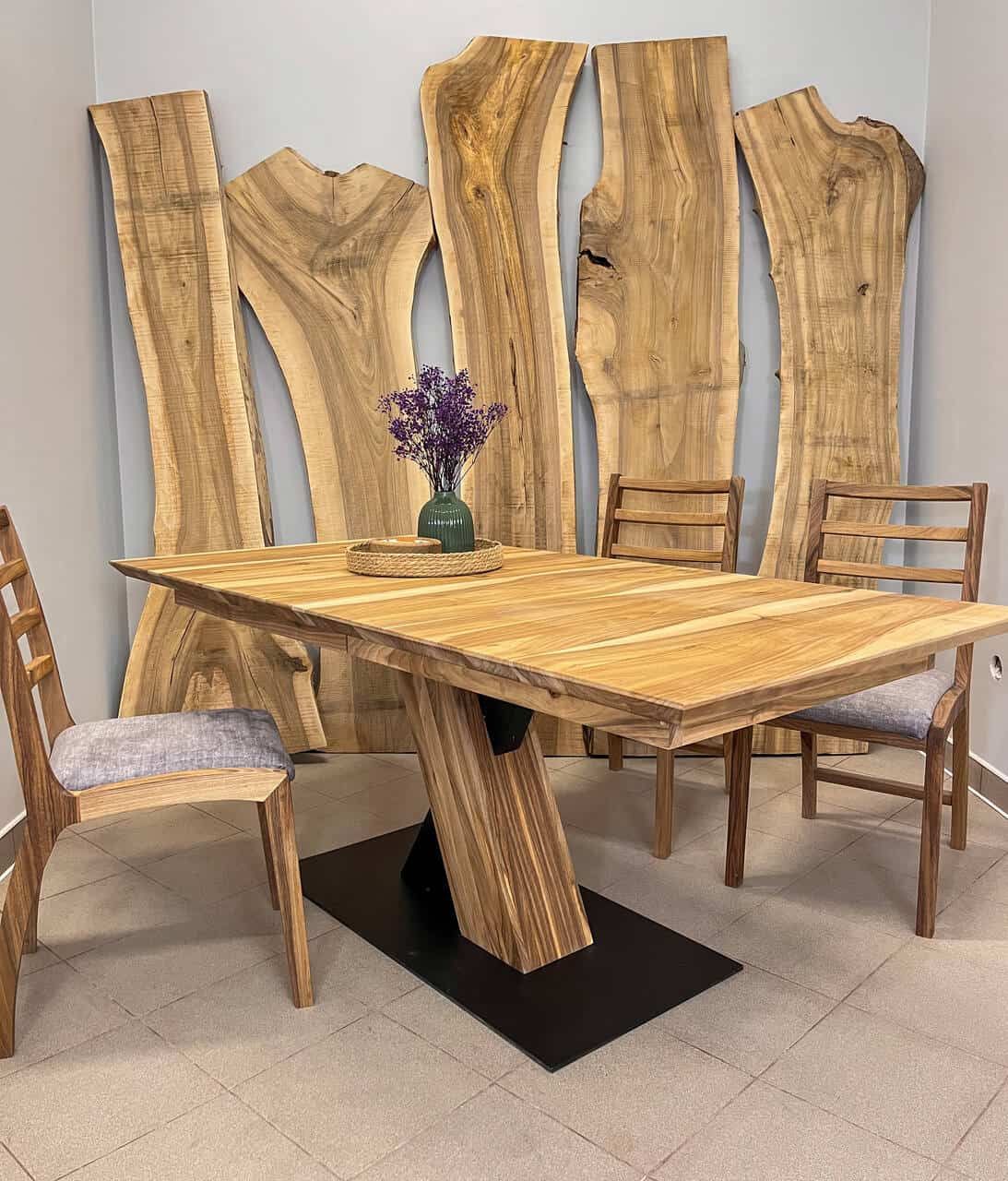 LUMINA Ausziehbarer Massivholztisch Orion – Massivholz Tisch Exklusivkollektion | Premium Design Schweiz
