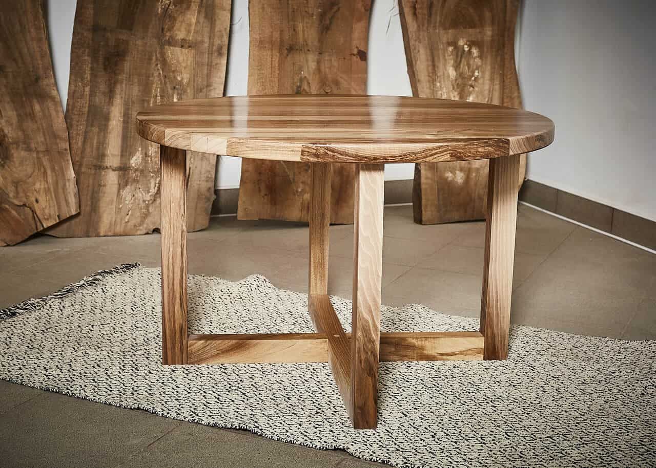 LUMINA Nussbaum – Epoxidharz Couchtisch Exklusivkollektion – Ansicht 5 | IgnisLumina