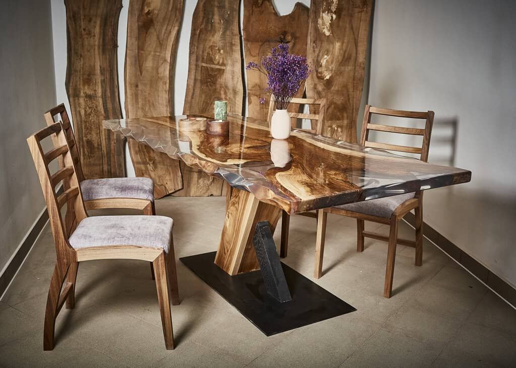 LUMINA Crystal – Epoxidharz Esstisch Exklusivkollektion – Ansicht 14 | IgnisLumina