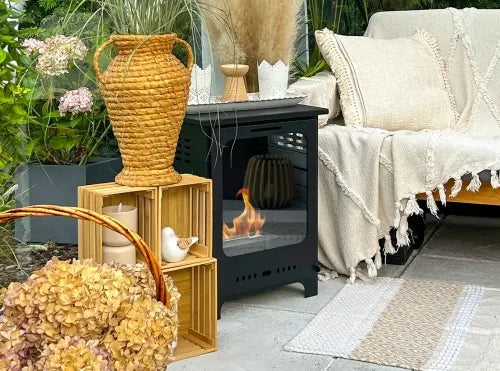 LUMINA Koza Mini – Freistehender Kamin mit Glasscheibe Exklusivkollektion – Ansicht 4