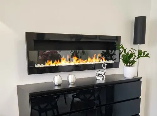 LUMINA Flammen 1200 Glas – Haengender Bioethanol-Kamin mit Glasscheibe Exklusivkollektion – Ansicht 19