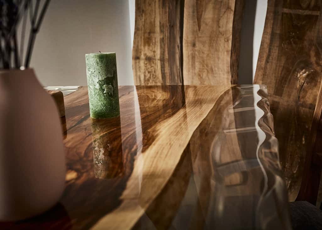 LUMINA Crystal – Epoxidharz Esstisch Exklusivkollektion – Ansicht 12 | IgnisLumina