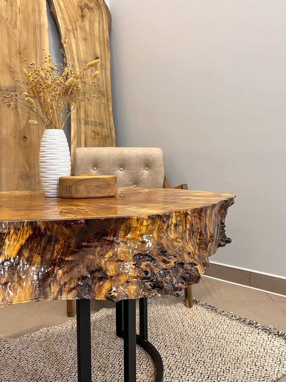 LUMINA Plaster – Epoxidharz Couchtisch Exklusivkollektion – Ansicht 5 | IgnisLumina