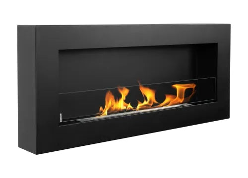 LUMINA Flammen 900 Box Glas – Haengender Bioethanol-Kamin mit Glasscheibe Exklusivkollektion – Ansicht 2
