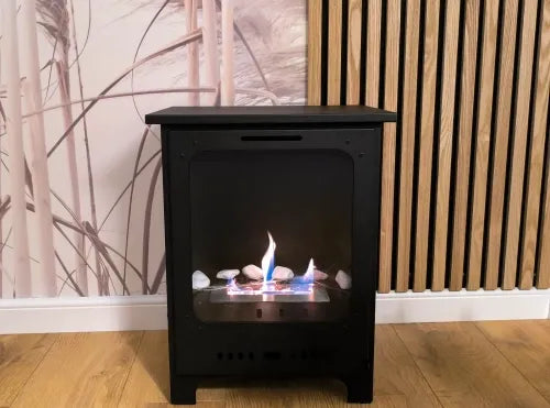 LUMINA Koza Mini – Freistehender Kamin mit Glasscheibe Exklusivkollektion – Ansicht 3