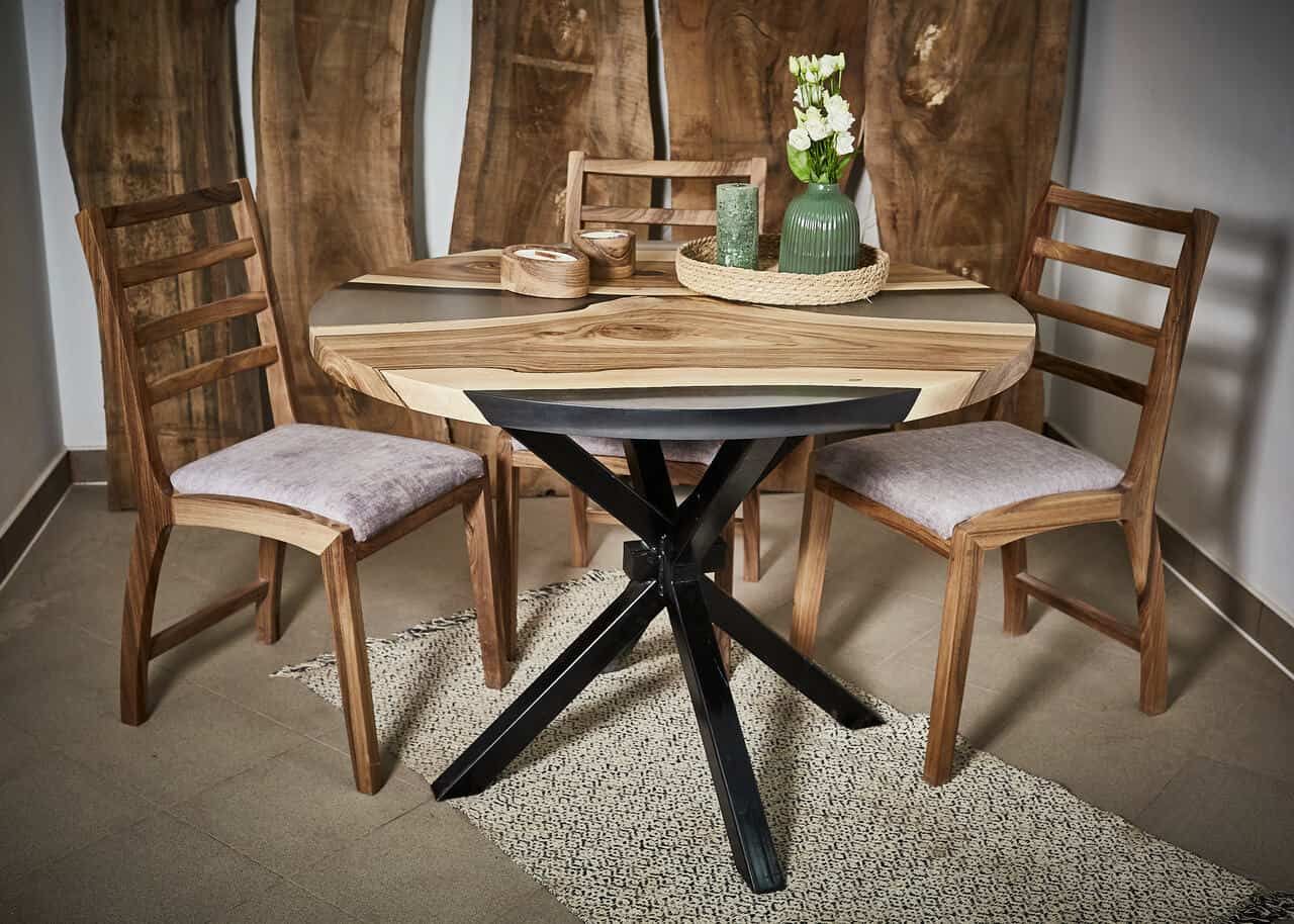 LUMINA Luna – Epoxidharz Esstisch Exklusivkollektion | Premium Design Schweiz