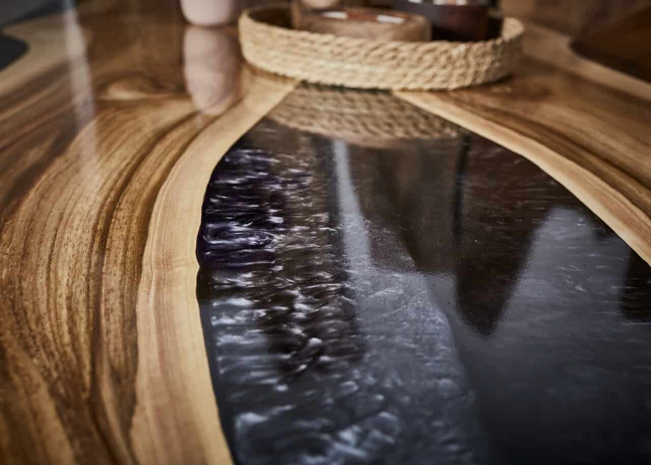 LUMINA Anthrazit – Epoxidharz Esstisch Exklusivkollektion – Ansicht 2 | IgnisLumina