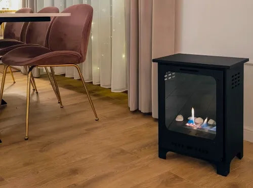 LUMINA Koza Mini – Freistehender Kamin mit Glasscheibe Exklusivkollektion – Ansicht 14